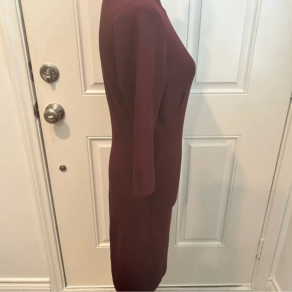 Vince Burgundy Shiraz Sheath Dress Sz S‎ - Picture 6 of 14